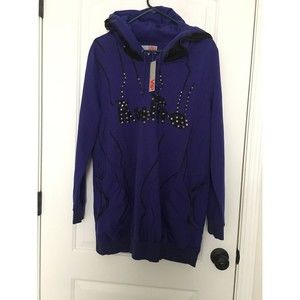 Very Important Pieces Women's Hoodie Size Large Purple